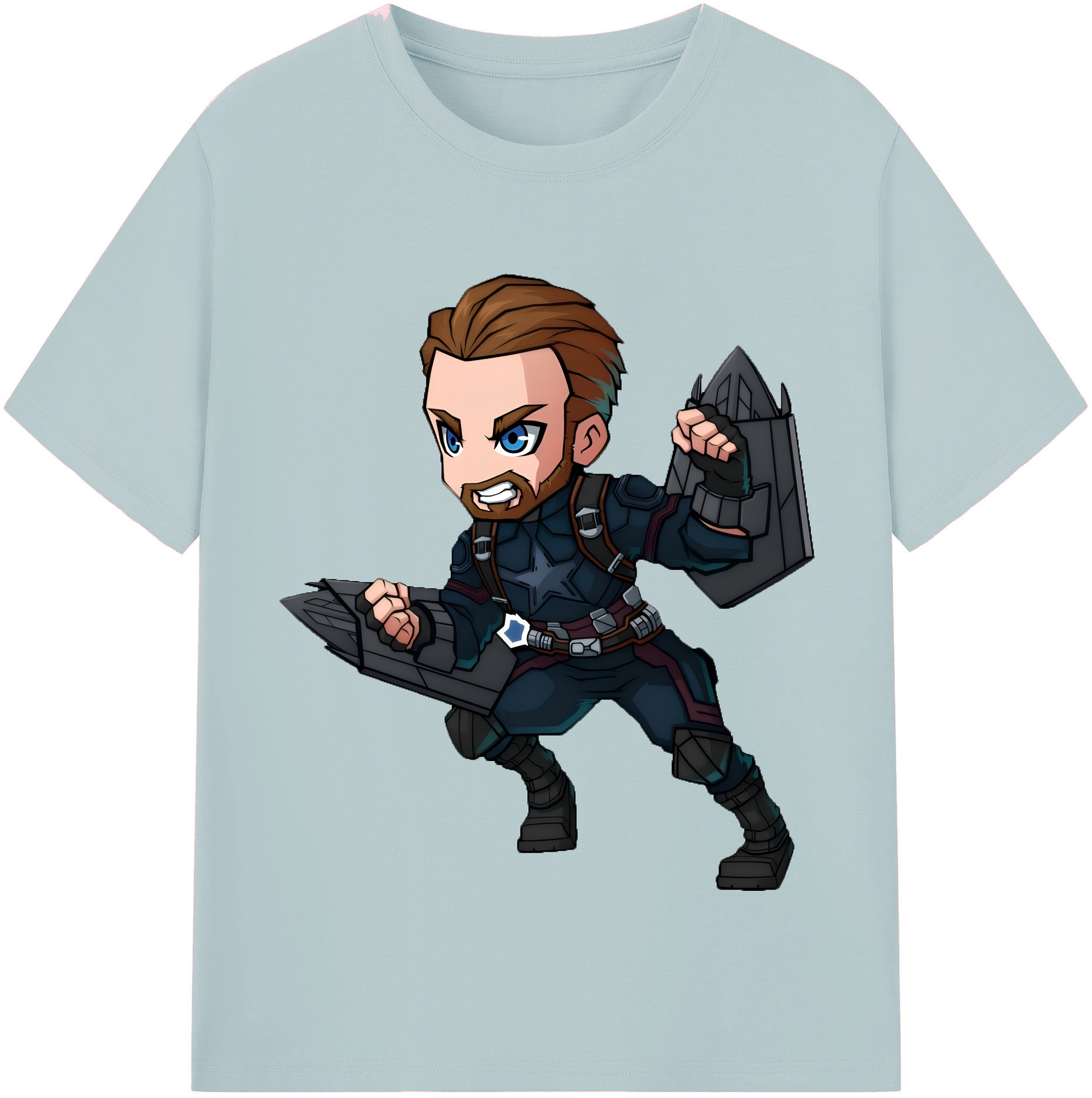 （画像用） アベンジャーズ The Avengers 綿100％半袖Tシャツ（フロントプリント）